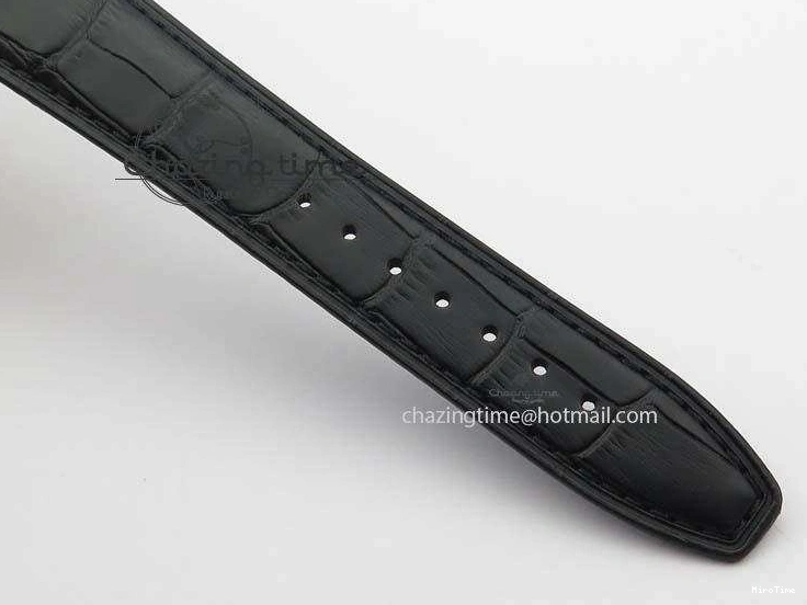 MIROTIME 0407 Portuguese IW544404 SS Gray Dial On Black Leather Strap A Practical 7259